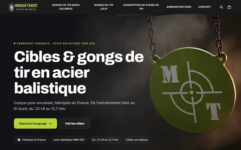 Réalisation web SDR Web – Morgan Target, agence web Montpellier